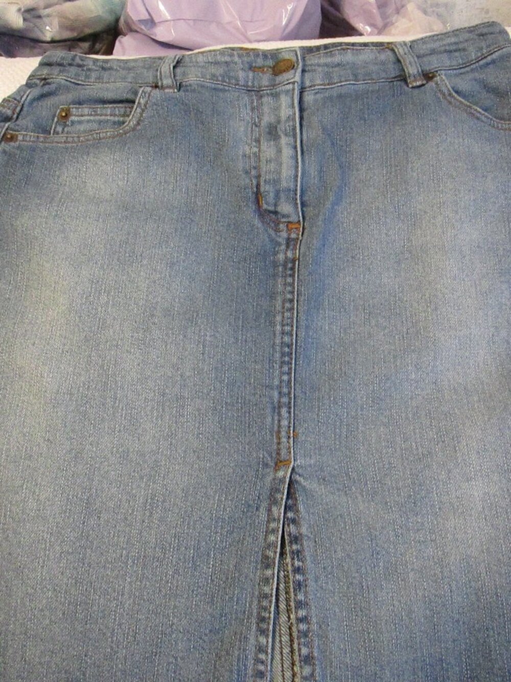 The Limited Stretch Denim Short Skirt Size 4